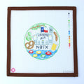 New Braunfels Texas Travel Round Needlepoint Canvas