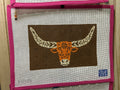 Maura Nolan Designs Longhorn Needlepoint Canvas