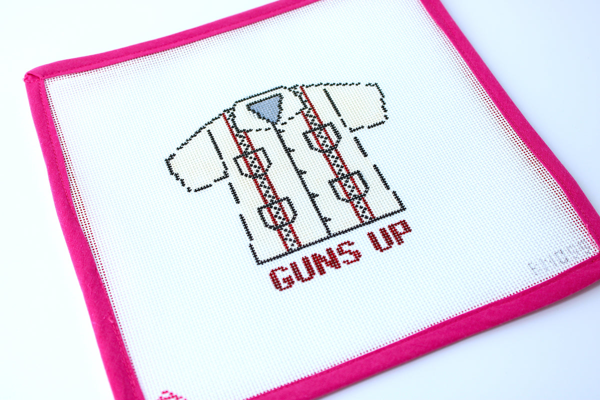 Texas Tech Guayabera Needlepoint Ornament Canvas