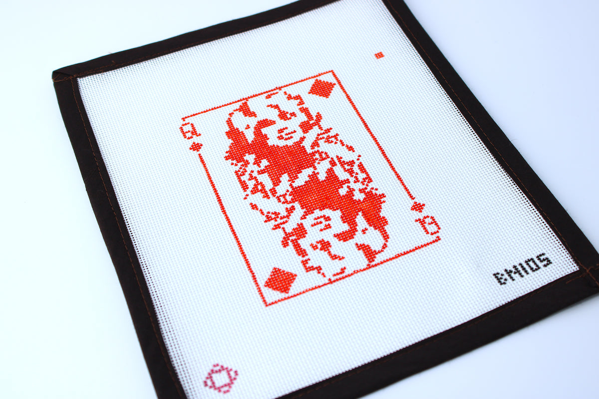Dolly Parton:Queen of Diamonds Needlepoint Ornament Canvas
