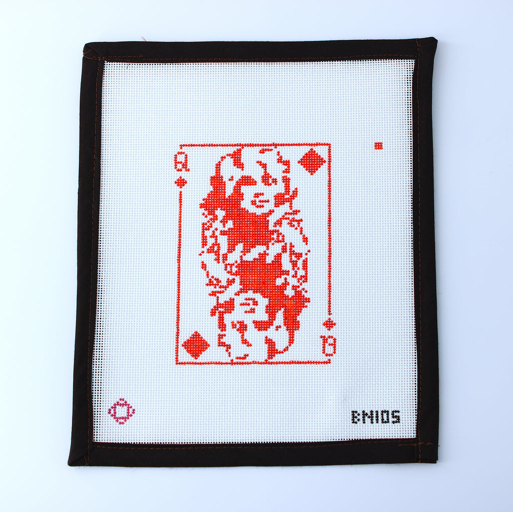 Dolly Parton:Queen of Diamonds Needlepoint Ornament Canvas