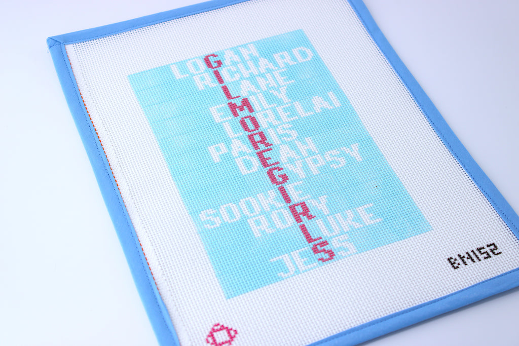 Gilmore Girls Cast of Characters Needlepoint Canvas