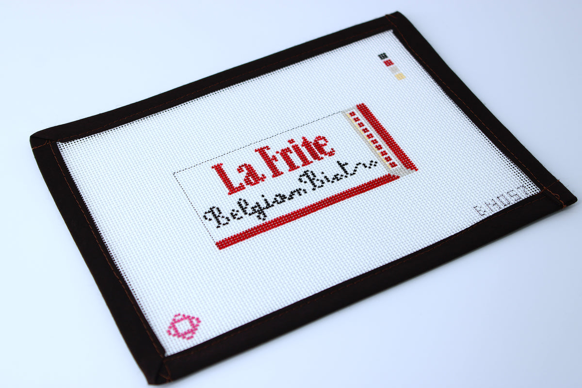 La Frite Belgian Bistro Ornament Needlepoint Canvas