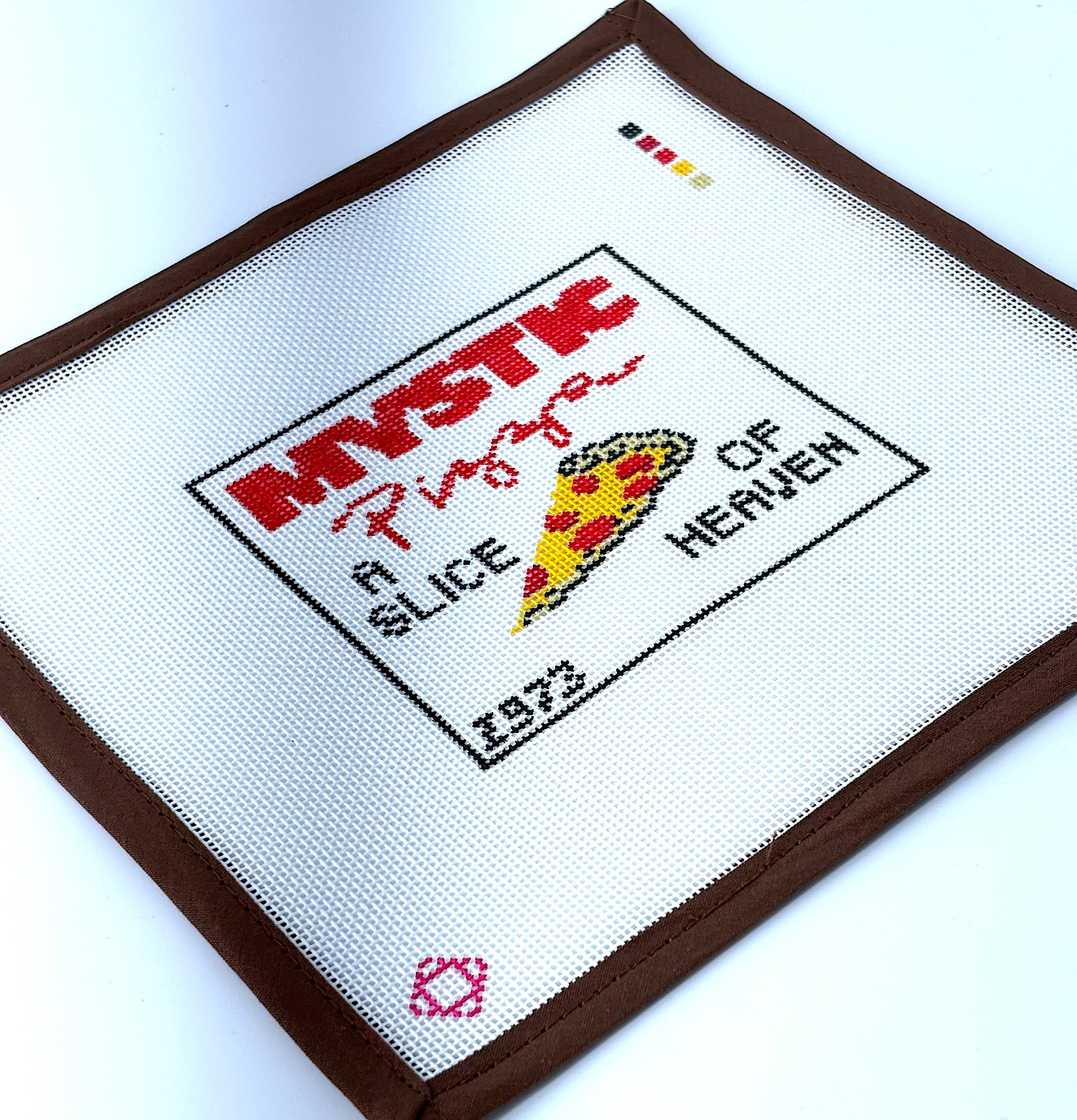 Mystic Pizza Needlepoint Canvas