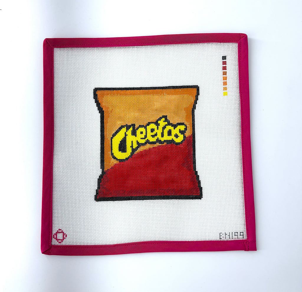 Cheetos Ornament Needlepoint Canvas