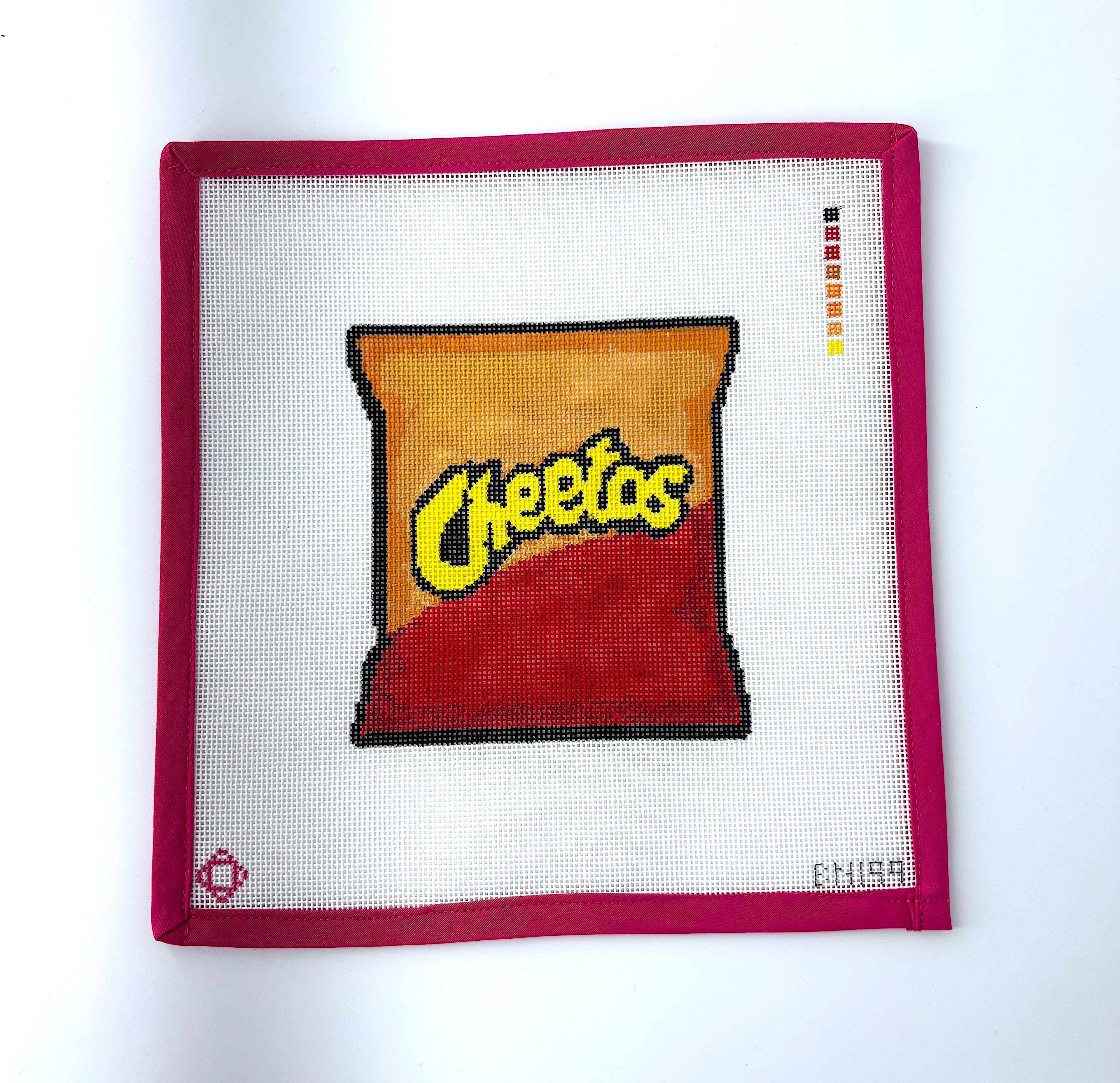 Cheetos Ornament Needlepoint Canvas