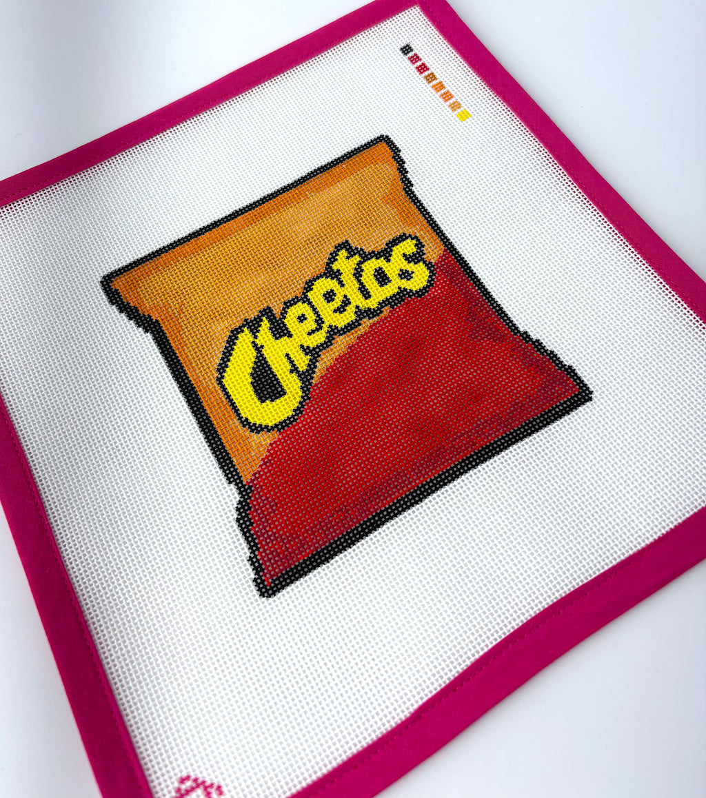 Cheetos Ornament Needlepoint Canvas
