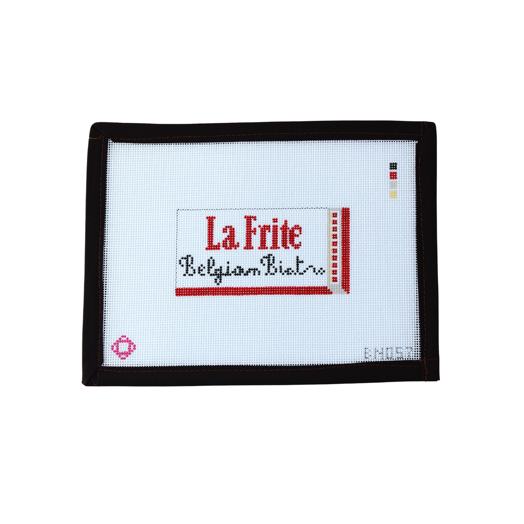 La Frite Belgian Bistro Ornament Needlepoint Canvas