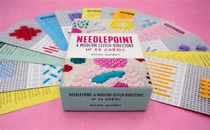 Needlepoint: A Modern Stitch Directory in 50 Cards (Emma Homent) PRE-ORDER!