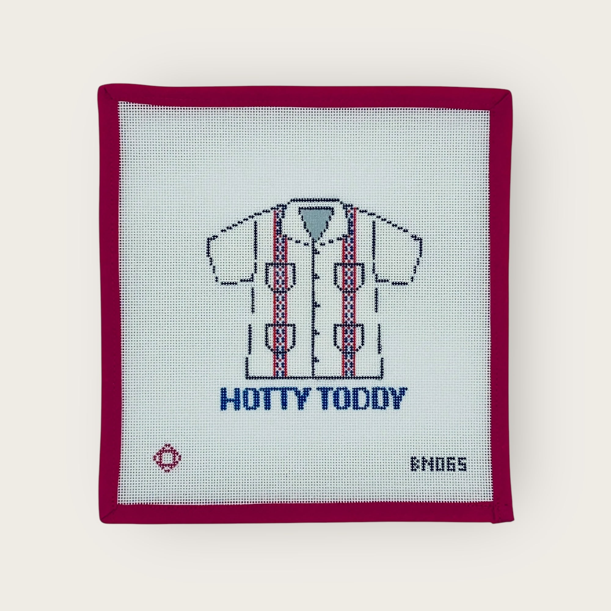 Collegiate Guayabera Needlepoint Ornament Canvas