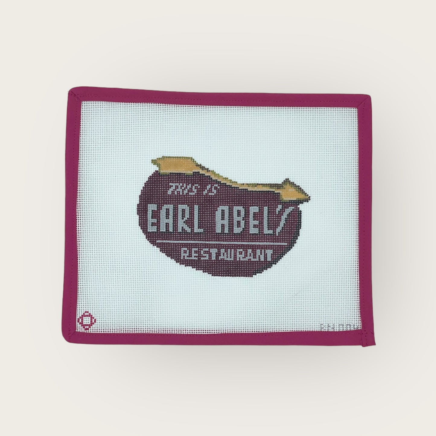 Earl Abel's Needlepoint Ornament Canvas