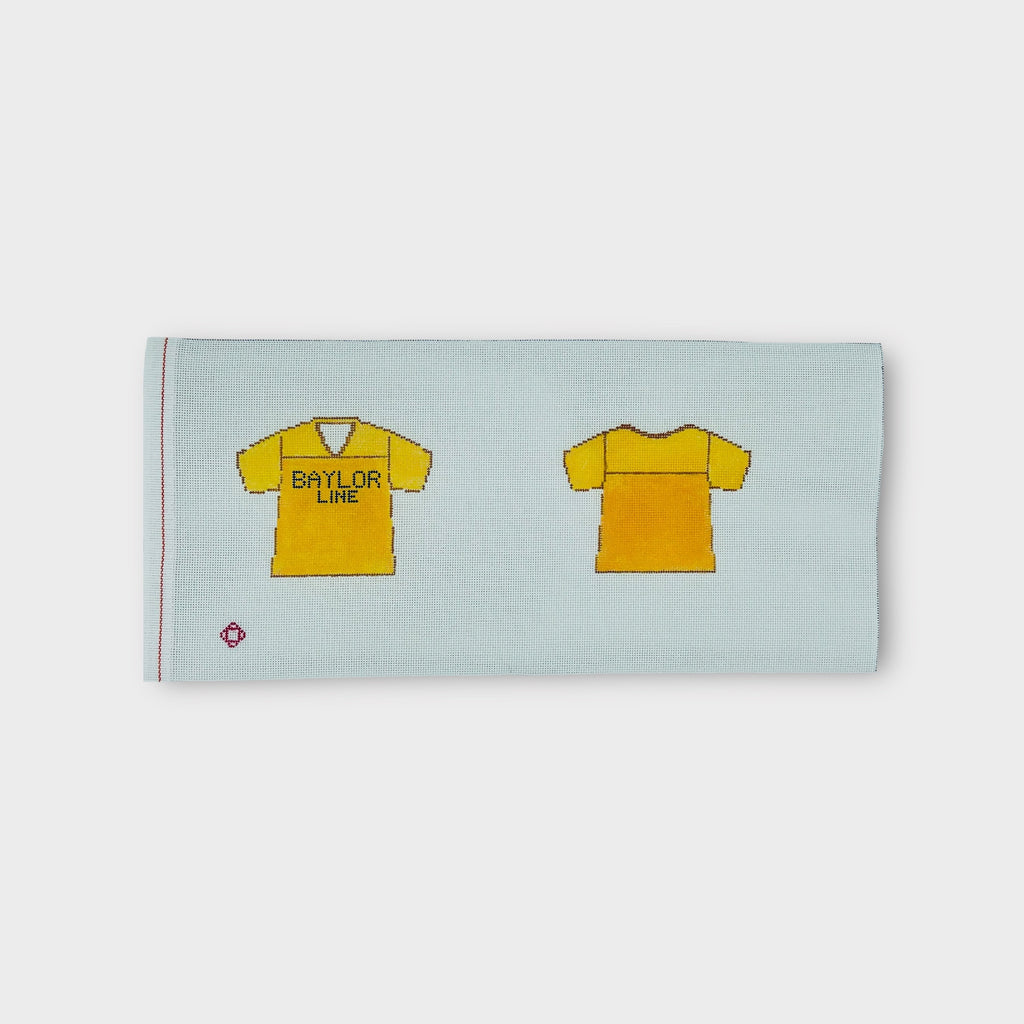 Baylor Line Jersey Two Part Needlepoint Ornament Canvas