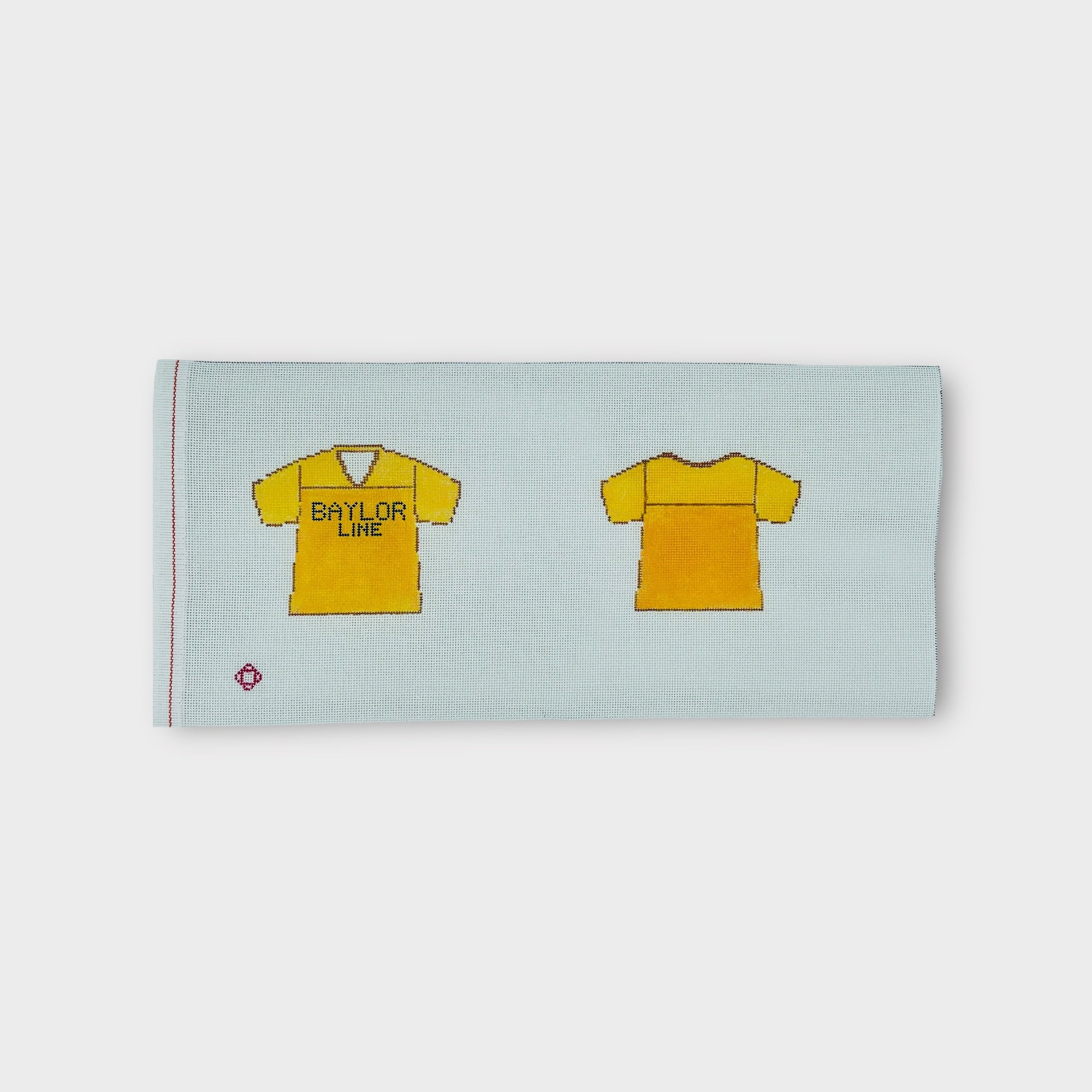 Baylor Line Jersey Two Part Needlepoint Ornament Canvas