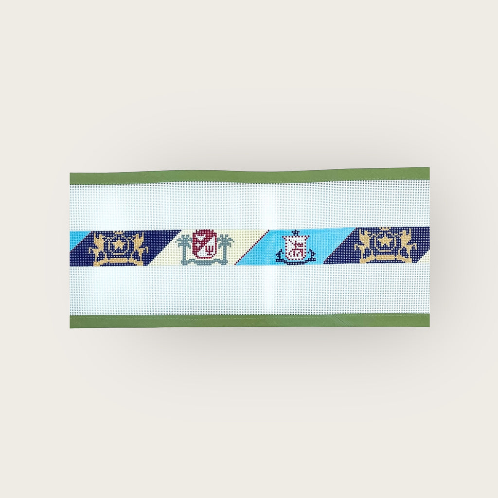 Trifecta: OOA, GERMAN, and TEXAS CAVALIER Needlepoint Belt Canvas
