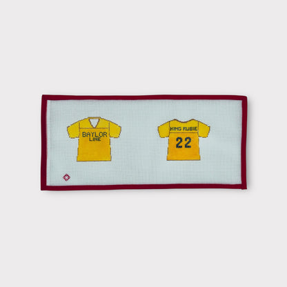 Baylor Line Jersey Two Part Needlepoint Ornament Canvas