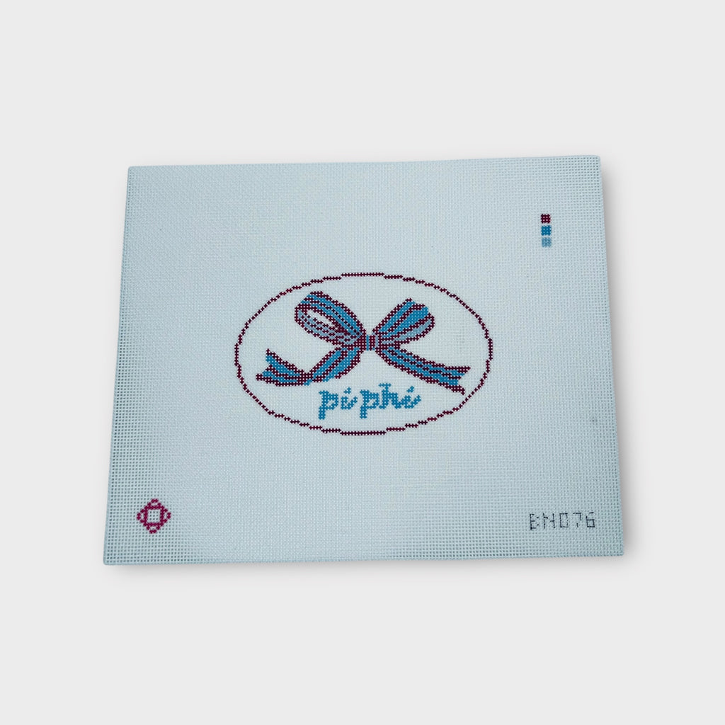 Pi Phi Needlepoint Ornament Canvas