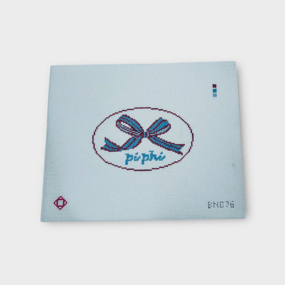 Pi Phi Needlepoint Ornament Canvas