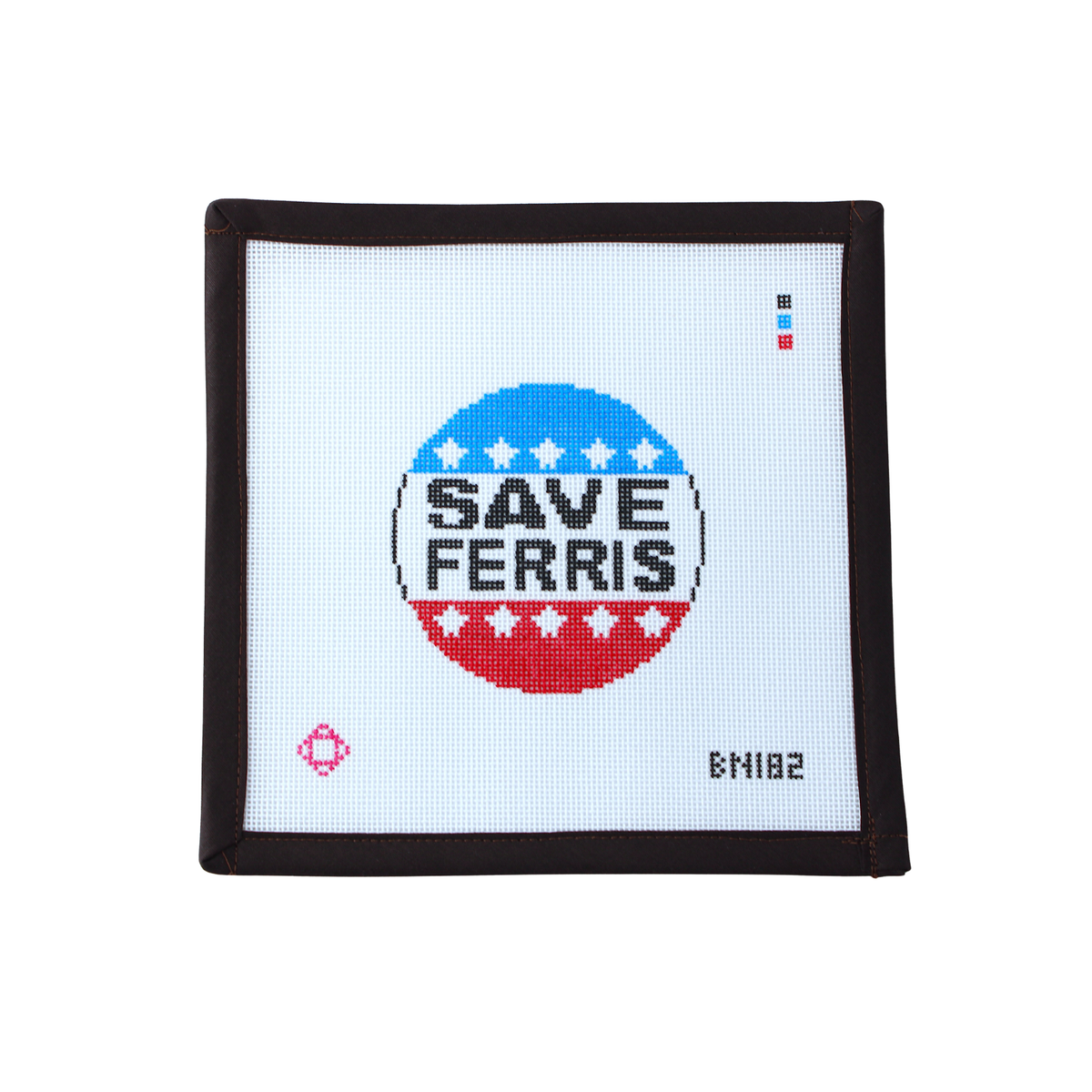 Save Ferris Needlepoint Ornament Canvas