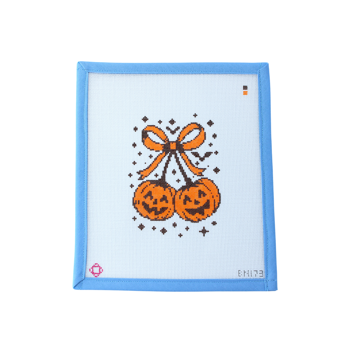 Halloween Scary Cherries Needlepoint Canvas