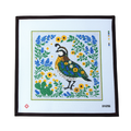 South Texas Wildlife Quail Needlepoint Pillow Canvas