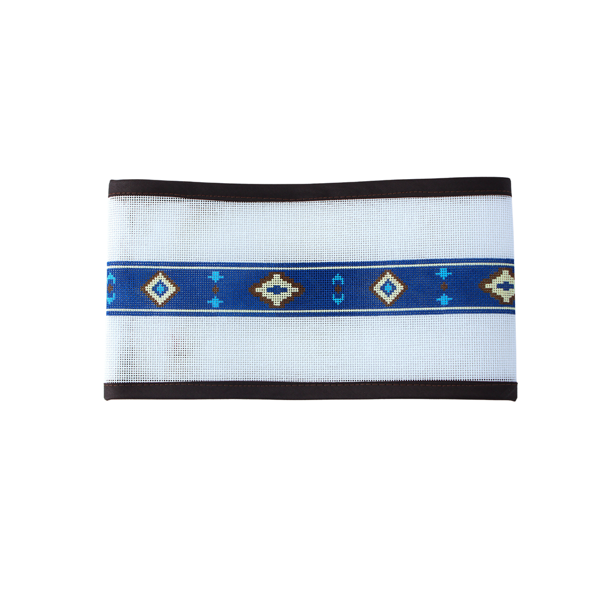 Blue Southwestern Belt Needlepoint Canvas