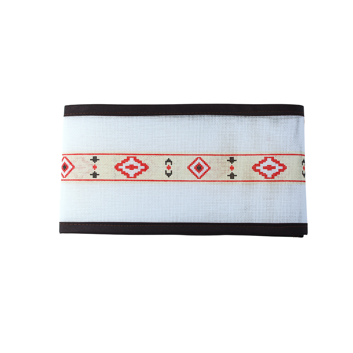 Red Southwestern Belt Needlepoint Canvas