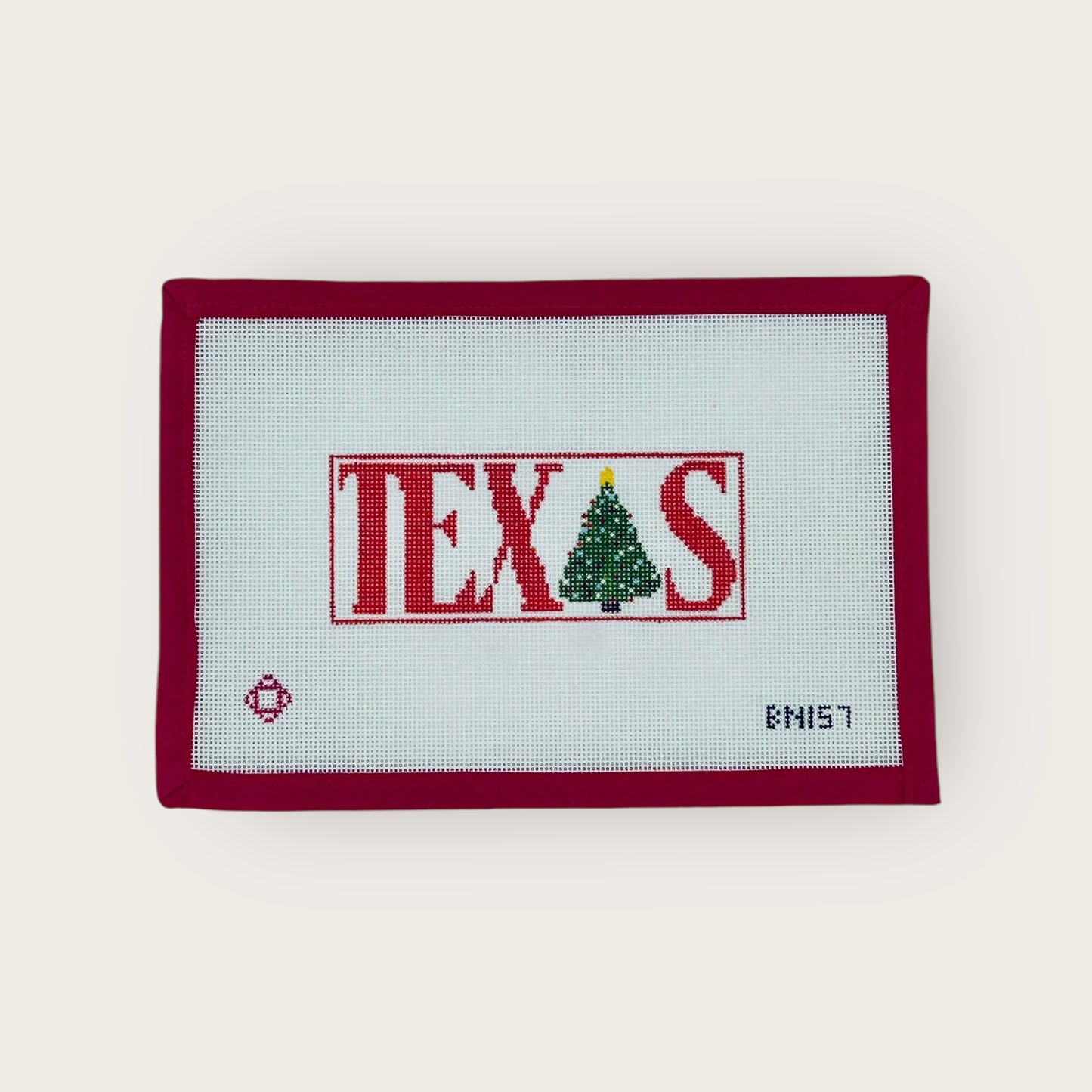 TexMas Needlepoint Ornament Canvas