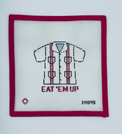 Collegiate Guayabera Needlepoint Ornament Canvas