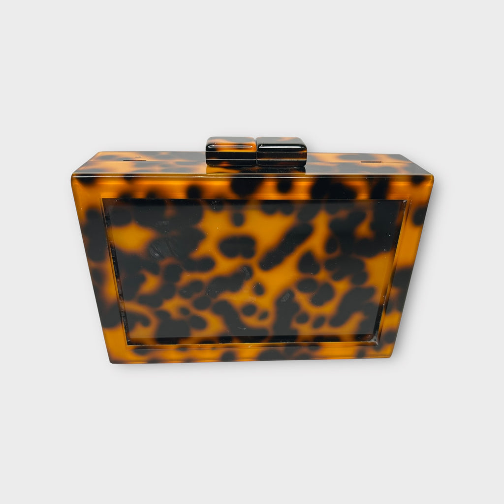 Self finishing Acrylic Clutch (TORTOISE)