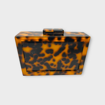 Self finishing Acrylic Clutch (TORTOISE)