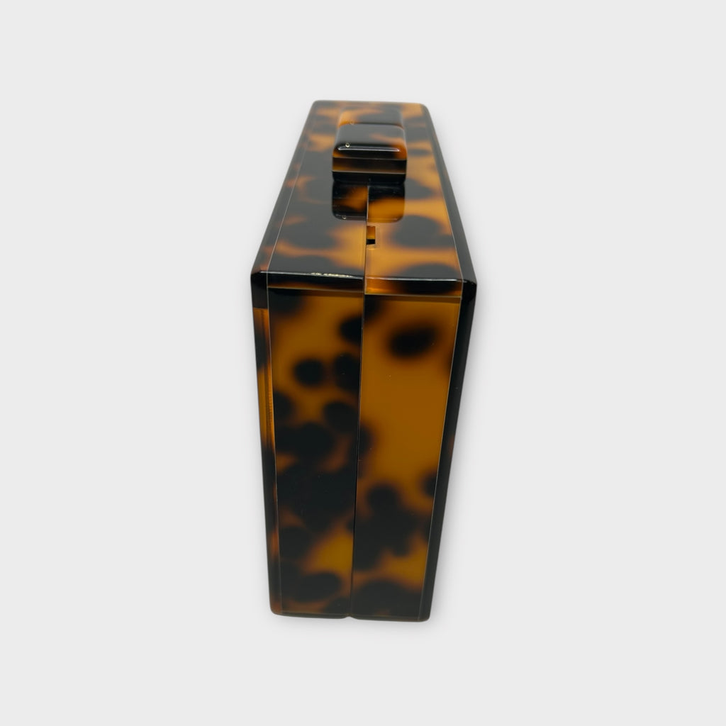 Self finishing Acrylic Clutch (TORTOISE)