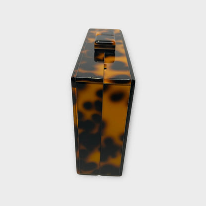 Self finishing Acrylic Clutch (TORTOISE)
