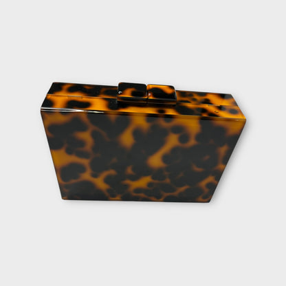 Self finishing Acrylic Clutch (TORTOISE)