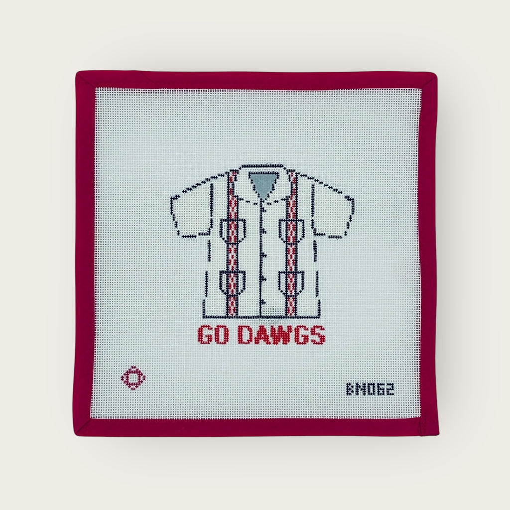 Collegiate Guayabera Needlepoint Ornament Canvas