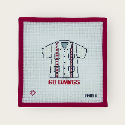 Collegiate Guayabera Needlepoint Ornament Canvas