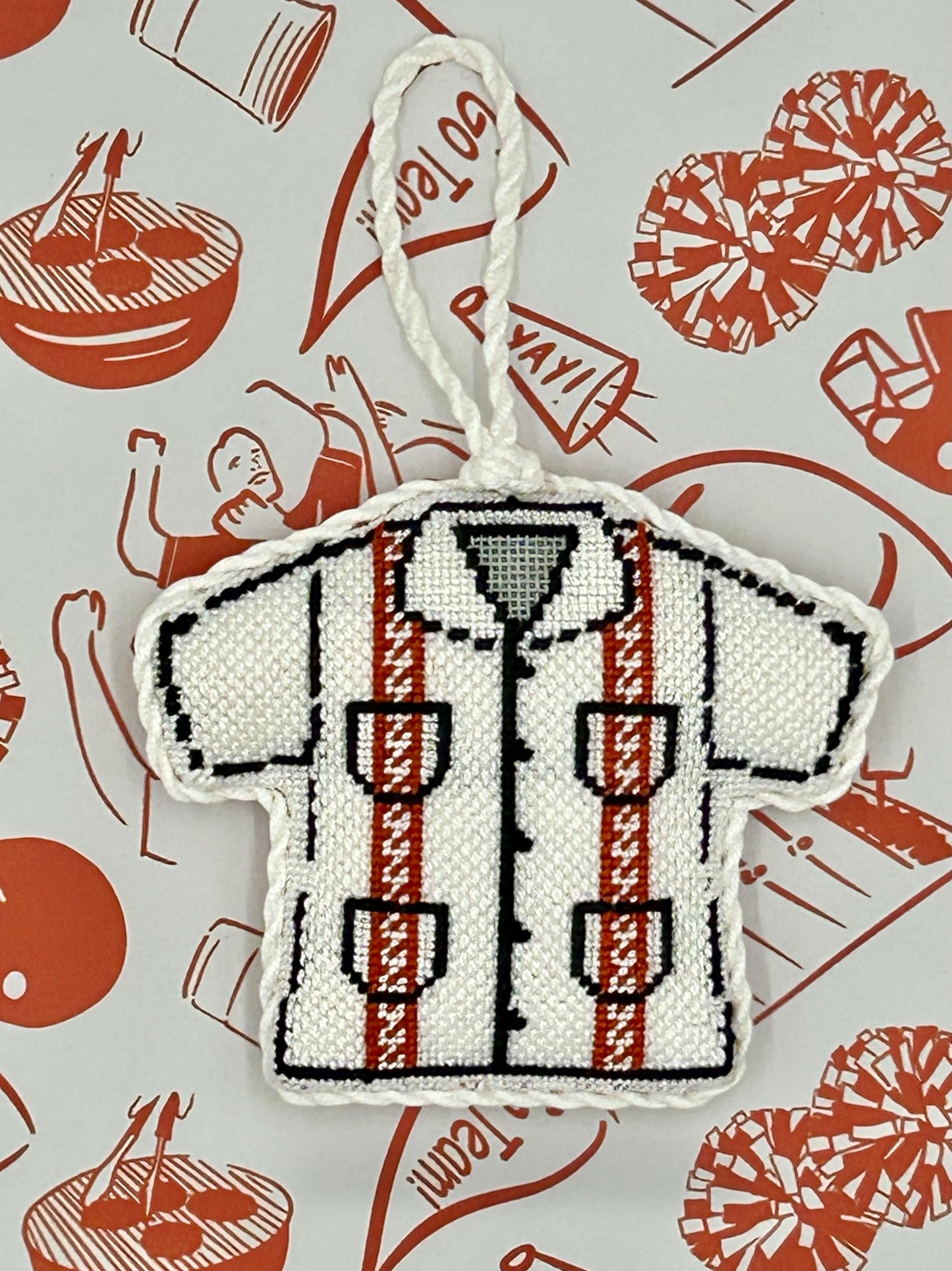 UT Guayabera Needlepoint Ornament Canvas