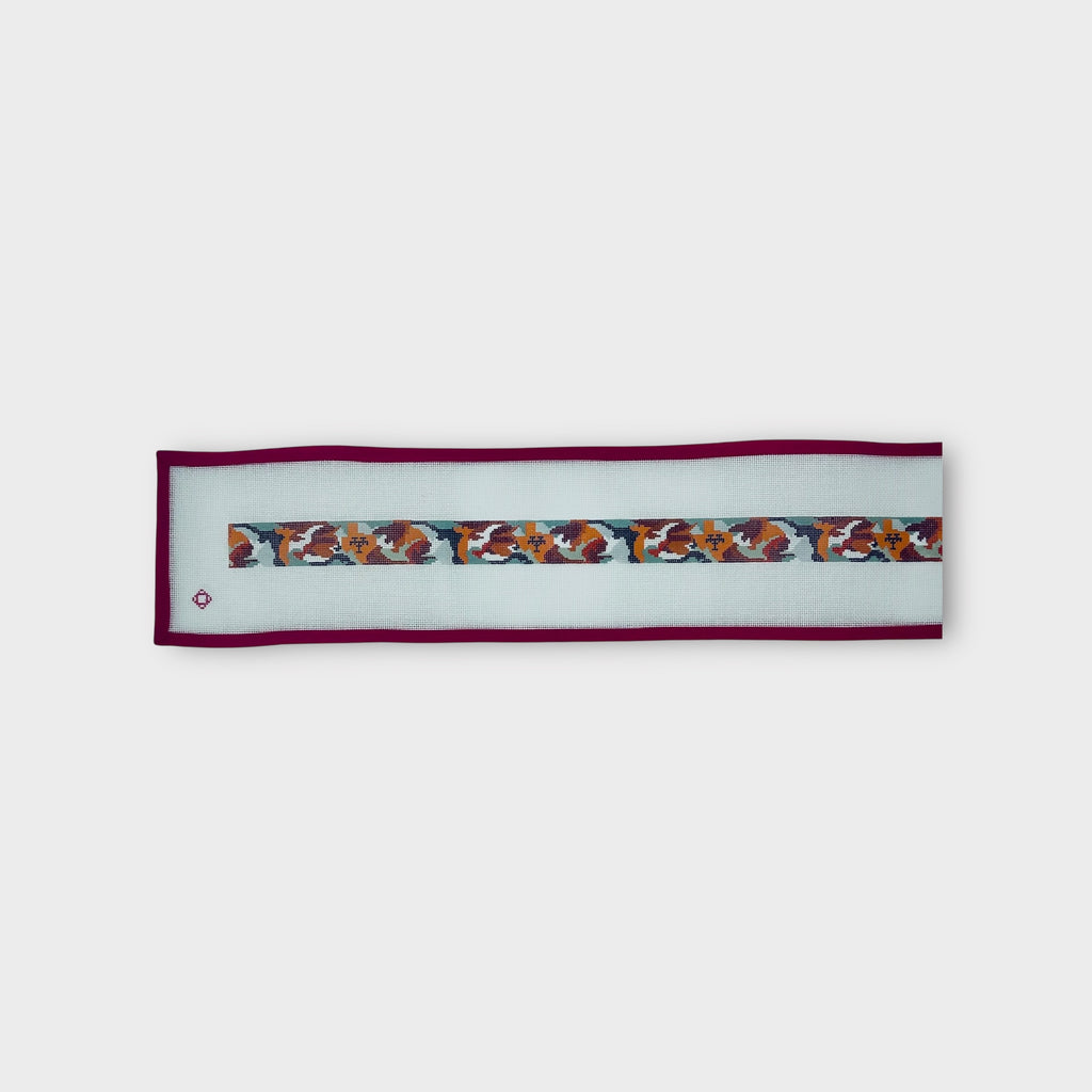 University of Texas Longhorn Camo Needlepoint Belt Canvas