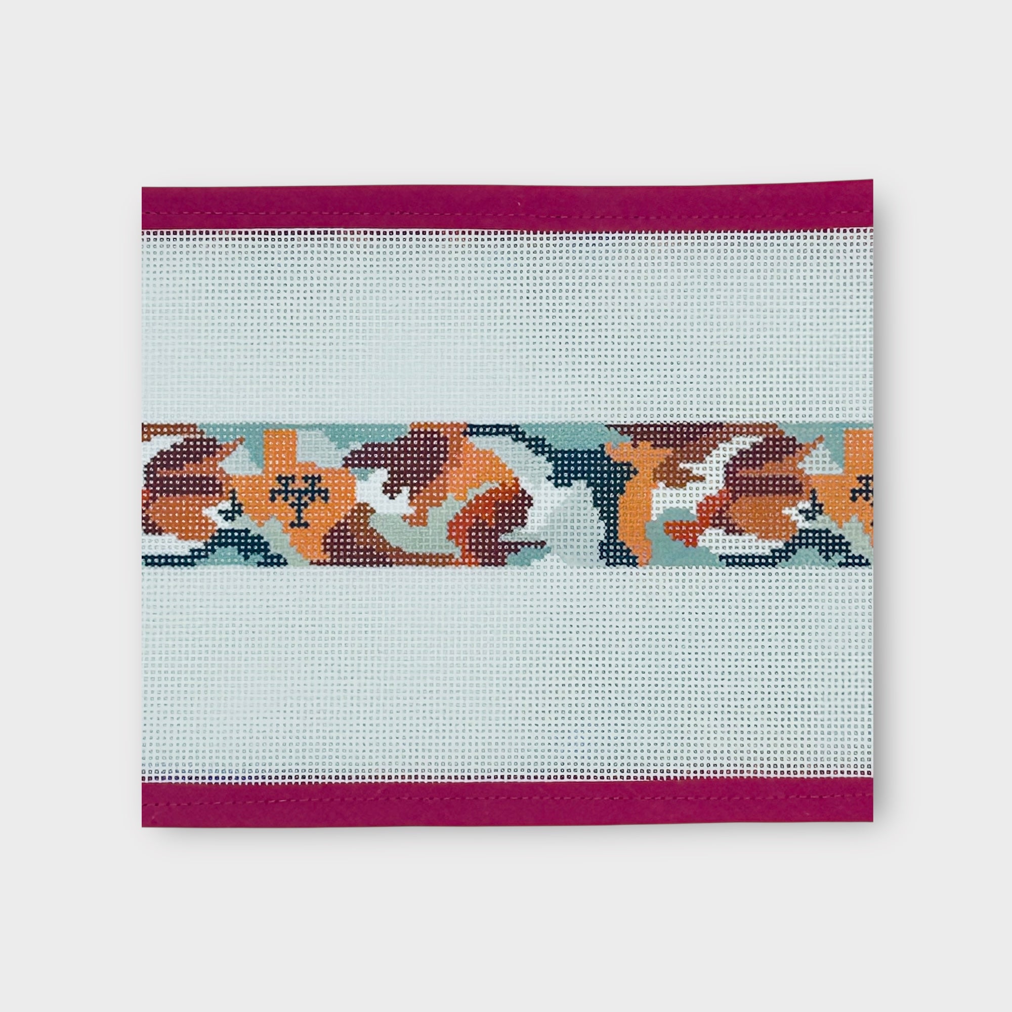 University of Texas Longhorn Camo Needlepoint Belt Canvas
