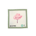 Pink Cowgirl Hat Needlepoint Ornament Canvas (Atlantic Blue)