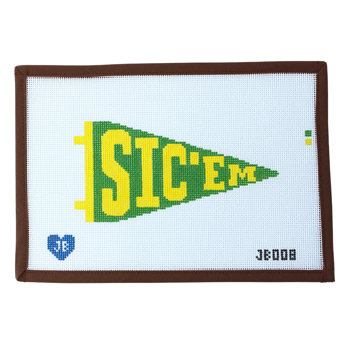 Baylor Bears Pennant Pennant Needlepoint Canvas (Jocelyn Bezner Designs)