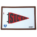 Georgia Bulldogs Pennant Pennant Needlepoint Canvas (Jocelyn Bezner Designs)