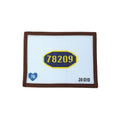 78209 Area Code Needlepoint Canvas (Jocelyn Bezner Designs)