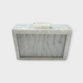 Self finishing Acrylic Clutch (WHITE)