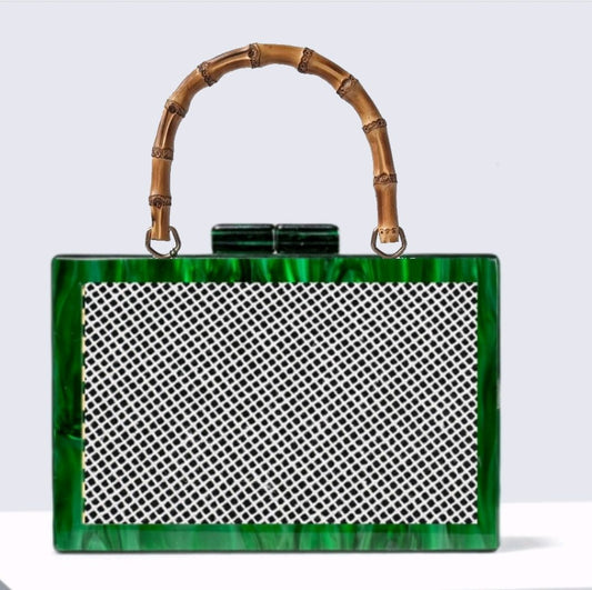 Self finishing Acrylic Clutch (NEW COLORS)