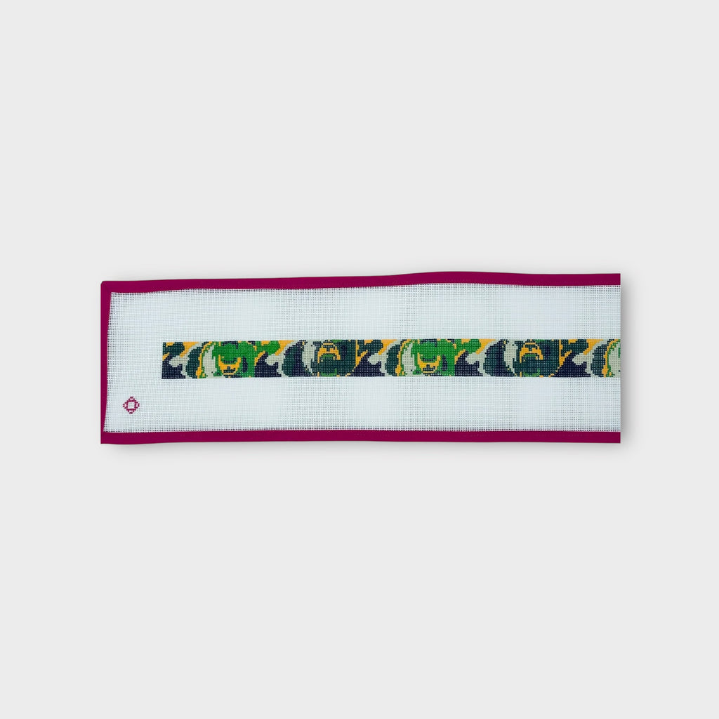 Baylor University Bear Camo Needlepoint Belt Canvas