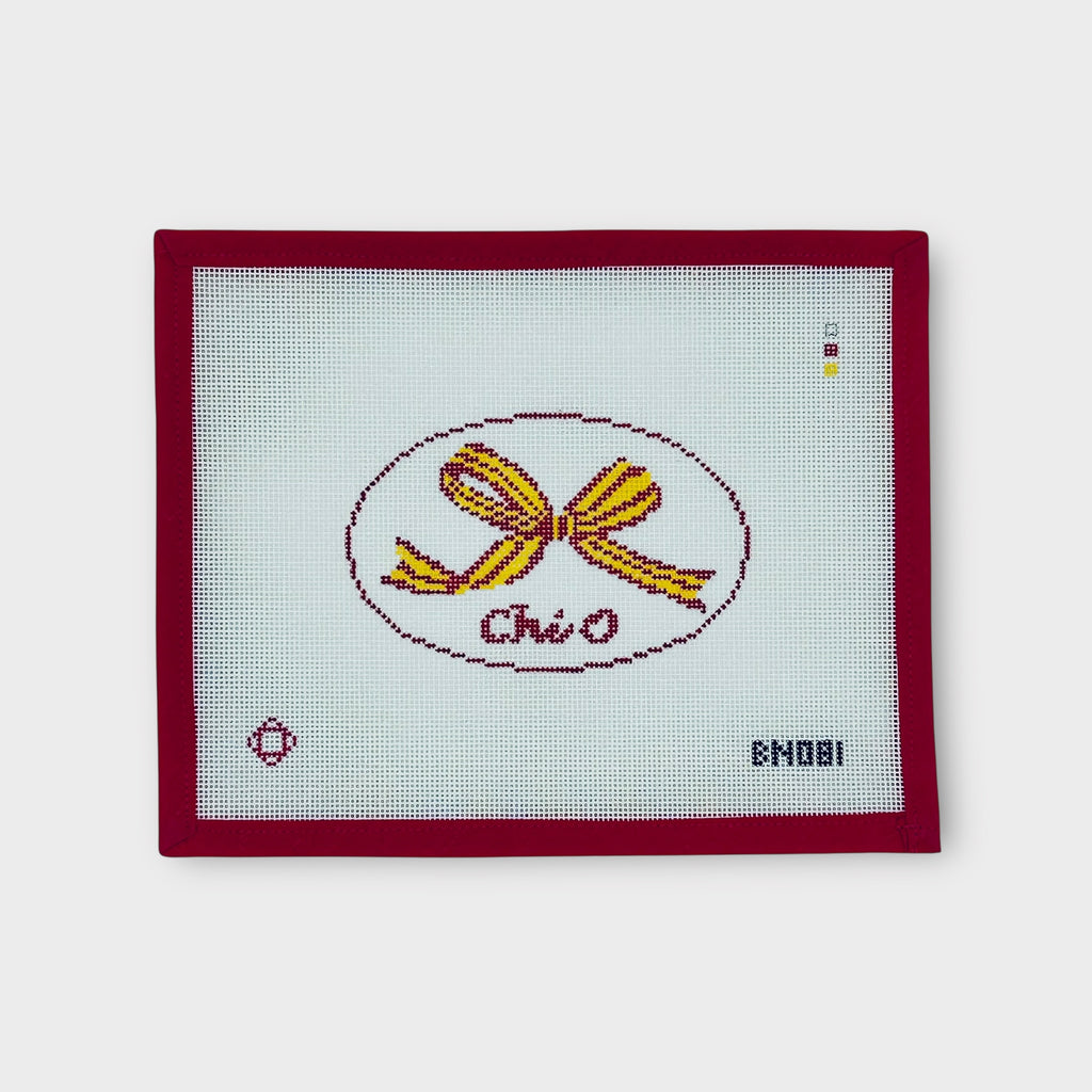 Chi O Needlepoint Ornament Canvas