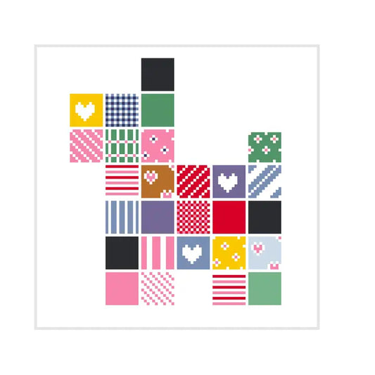 Patchwork Dog Needlepoint Canvas