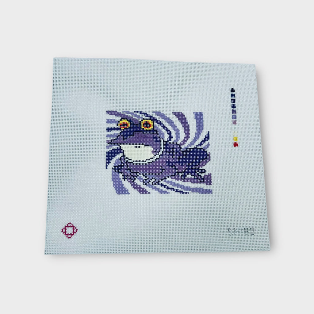 TCU HypnoToad Needlepoint Ornament Canvas