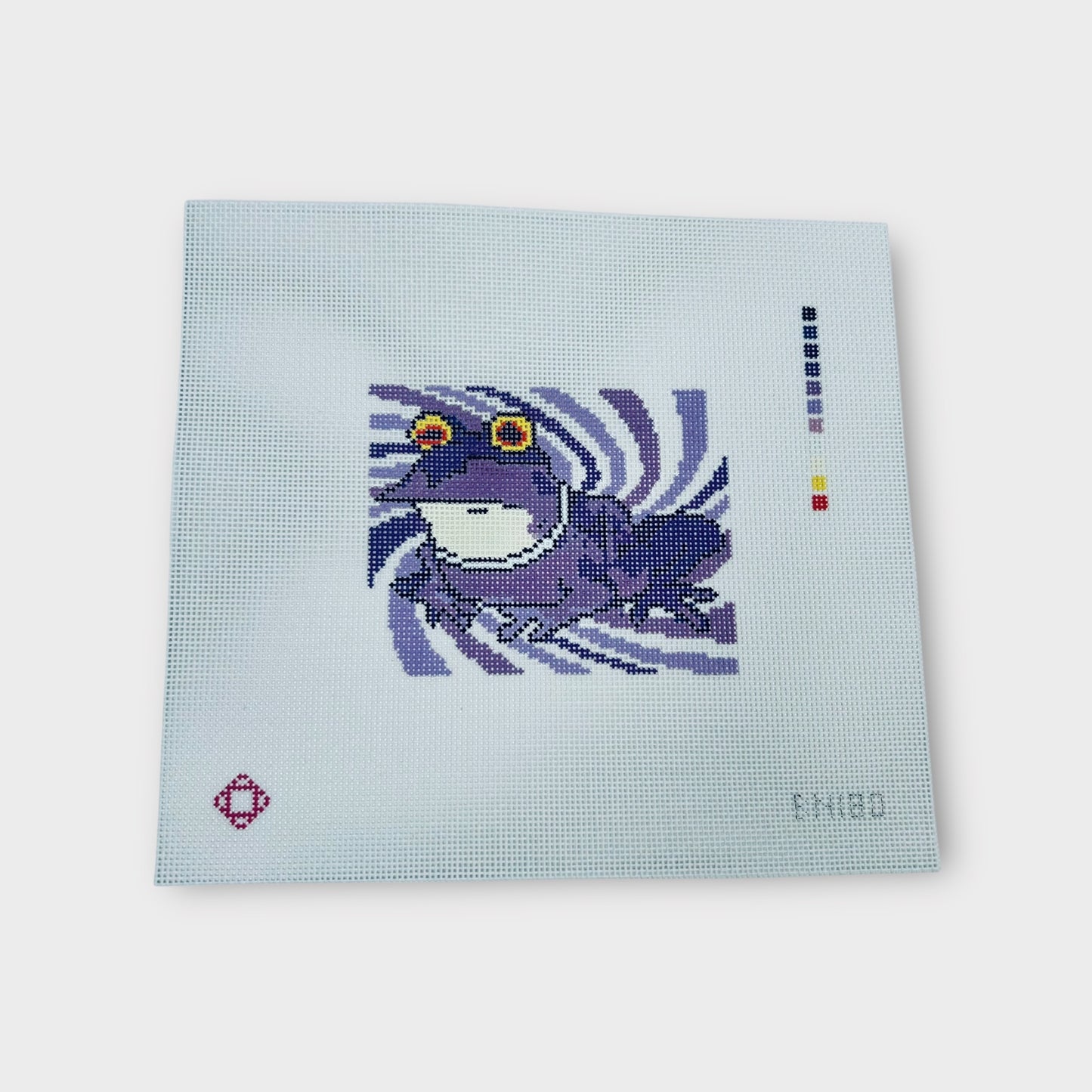 TCU HypnoToad Needlepoint Ornament Canvas