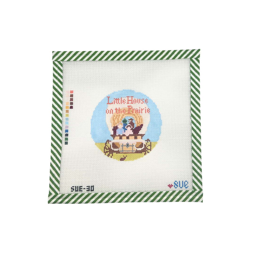 Little House on the Prairie (The Stitching Sue) (Atlantic Blue Canvas)